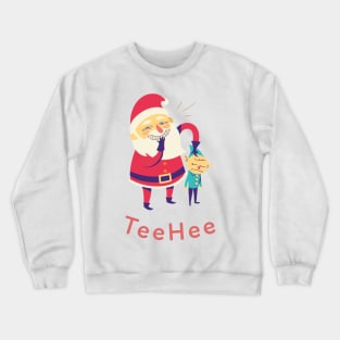 TeeHee Santa and Elf Crewneck Sweatshirt